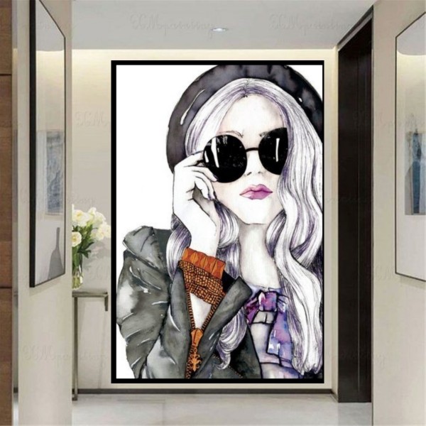 تابلو عکس نقاشی چهره mg156، خریدبالای 1,699,000  تومان * ارسال رایگان است*پیشنهاد ویژه هر عکسیم خودتون داشته باشین براتون میزنم به همون قیمت سایت ودر سایزهای بزرگ